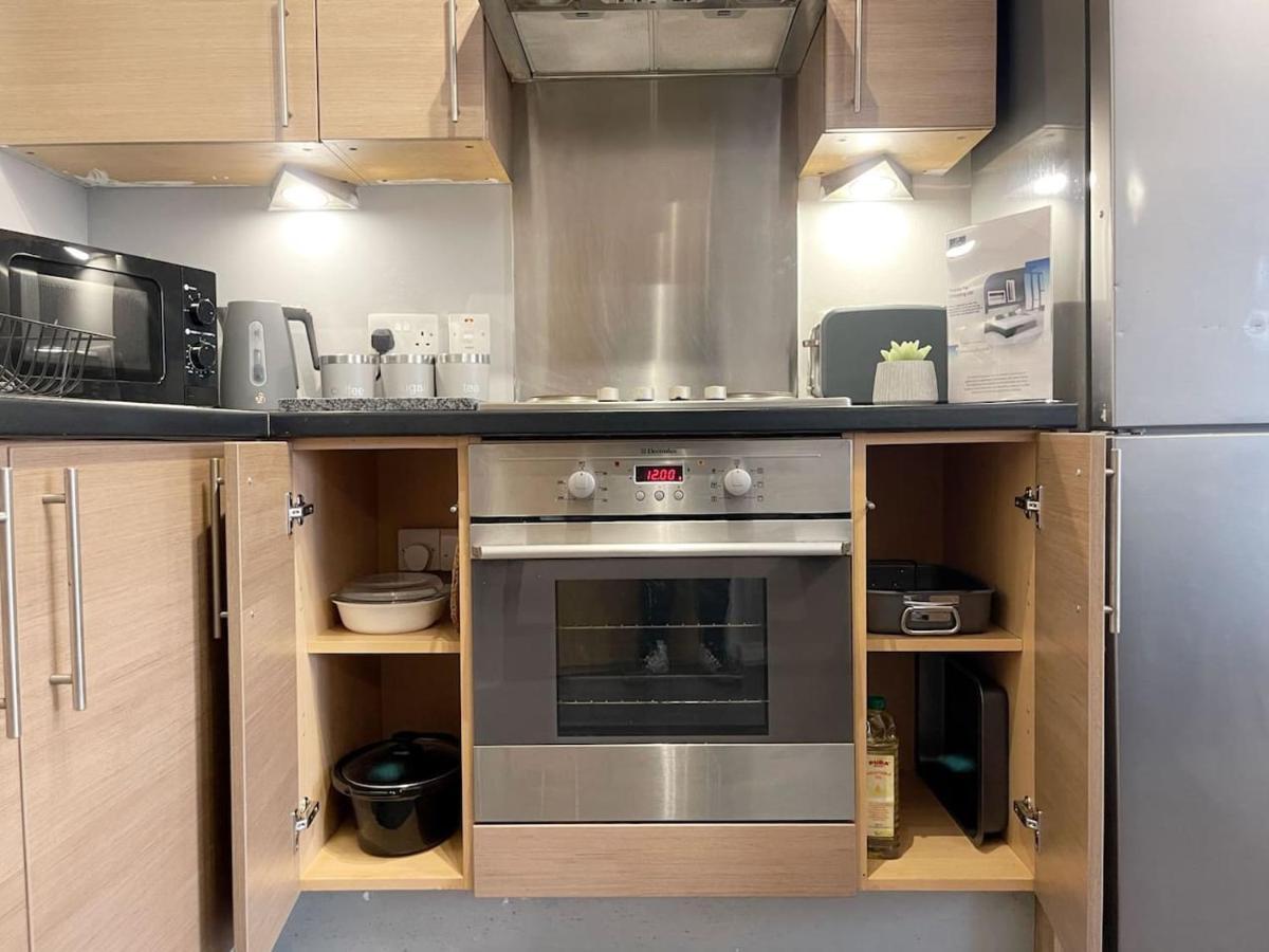 Cityfront Cosy Apt Near City Centre & Etihad Stadium, Free Parking Manchester Buitenkant foto
