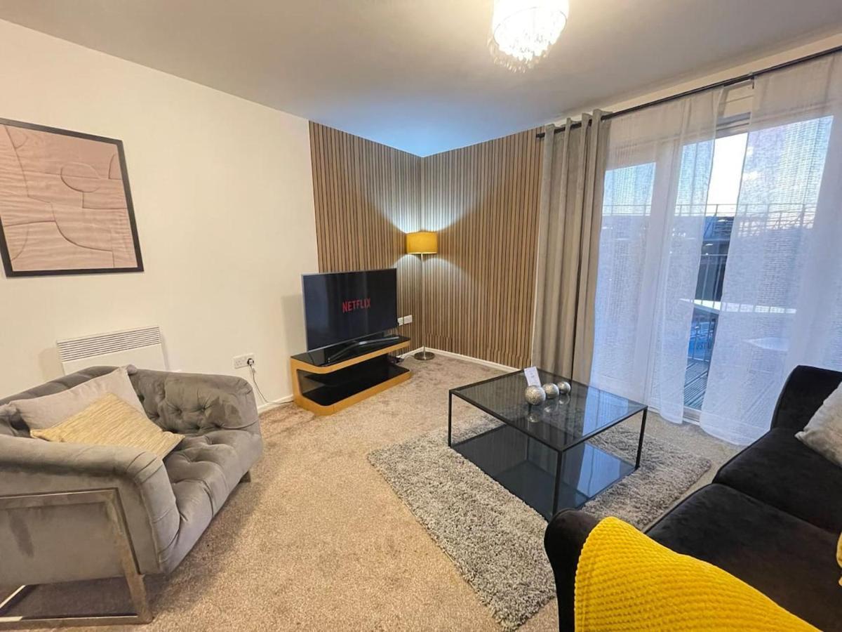 Cityfront Cosy Apt Near City Centre & Etihad Stadium, Free Parking Manchester Buitenkant foto